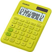 Calculadora Casio MS-20UC-YG - 12 Digitos - Amarillo