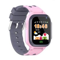 Relogio Smartwatch Luo Q08 Kids / Lanterna / GPS / Rastreamento de Historico / Chamada de Duas Vias / Camera HD / Alarme Sos / Chat de Voz - Pink