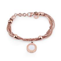 Pulseira Feminina Freelook FRJ.3.3008-4 de Aco Inoxidavel - Rosa Ouro