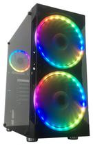 Gabinete Sate K879 Gamer 2FAN Preto RGB Eatx