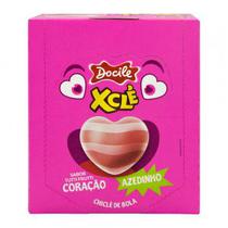 Chicletes Docile X-Cle Coracao Tutti Frutti Citrico 160G