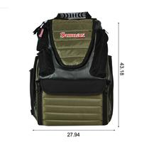 Mochila Sumax SM-805 para Pesca Incluye Cuatro Estuches de PVC