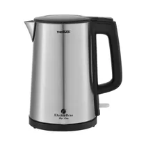 Jarra Eléctrica Electrobras Thermo+ EBJE-04 1.5L 1200W 110V Plata - Negro