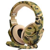 Fone para PC c/Microfone Satellite AE-367 Gamer Camuflado