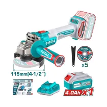 Amoladora Angular Inalámbrica Total TAGLI261521 115MM 900W 220V