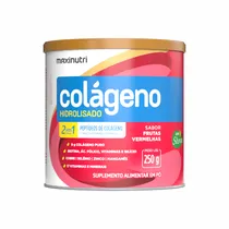 Maxinutri Colágeno Hidrolisado Sabor Frutas Vermelhas 250G