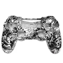 Carcaça de Controle Dualshock 4 para PS4 V1 Personalizado Caveiras