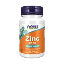 Zinc 50MG Gluconate Now 100 Tablets