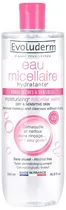 Demaquilante Evoluderm Eau Micellaire Hydratante Peaux Séches & Sensibles - 250ML
