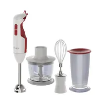 Mixer Oster Delight FPSTHB2615U-057 3 En 1 250W 220V Blanco - Rojo