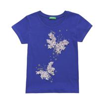 Camiseta Infantil Benetton 3096C14M5 18Z