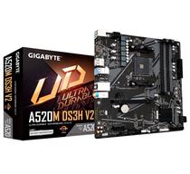 Placa Mãe Gigabyte A520M DS3H V2 AM4 / Chipset A520 / DDR4 / Matx