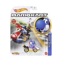 Auto de Coleccion Mattel Hot Wheels Mario Kart Blue Yoshi Standard Kart GRN23