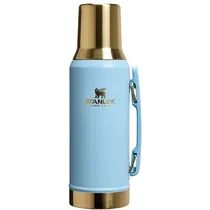 Garrafa Térmica Stanley Messi Mate System de 1.2 Litros - Azul/Dourado