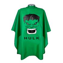 Capa para Corte de Cabelo para Salao de Beleza/ Barbearia - Infantil Hulk