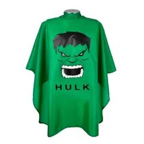 Capa para Corte de Cabelo para Salão de Beleza/ Barbearia - Infantil Hulk