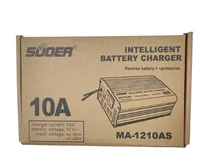 Carregador de Bateria Automotivo 12V 10A Carro Moto