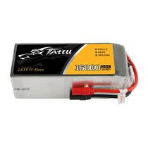 Gens Ace Tattu 22.2V 16000MAH 30C 6S Lipo AS150+AS150 Plug