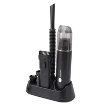 Aspirador de Pó Portátil 4LIFE FL21Y-102 - 80W - para Casa e Carro - Recarregável - Preto
