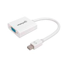 Cable Adap Mini Displayport(M) A VGA(H) Manhattan 322508 Blanco