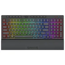 Teclado Gamer Redragon K515RGB-Pro Shiva Pro 98 Wireless / RGB / Ingles - Preto