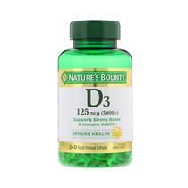 Vitramina D3 Nature s Bounty 125MCG 240 Softgels