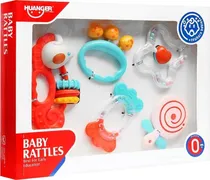 Baby Rattles Huanger - HE0133 (5 Peças)