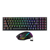 Redragon Kit Mouse Y Teclado Teclado Redragon + Mouse S136 Red Eng Negro s/C