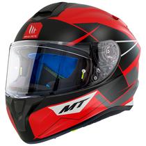 Capacete MT Helmets Targo Podium D5 - Fechado - Tamanho XL - Matt Red