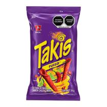 Salgadinho Takis Sabor Fogo (Extremo) Pimenta e Limao Pacote 56G Bimbo