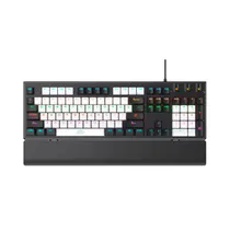 Teclado Gamer com Mouse Xo KB-06 RGB com Iluminação USB - Branco e Preto