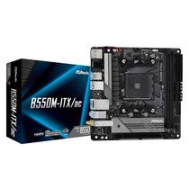 Placa Mae Asrock B550M-Itx/Ac Wifi DDR4 Socket AM4 Chipset B550 Mini Itx