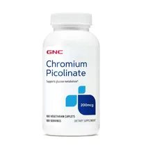 GNC Picolinato de Cromo 200MCG 180 Comprimidos
