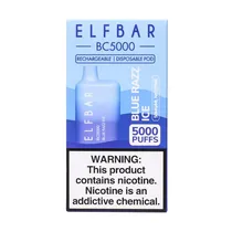 Pod Descartável Elf Bar BC5000 Blue Razz Ice