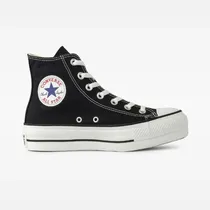Calzado Converse Plataforma Alto Lift Hi Negro Tela 166582C
