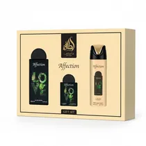 Perfume Lattafa Pride Kit Affection + Spray Edp Unisex - 100ML/20ML/200ML