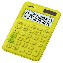 Calculadora Casio MS-20UC-YG de 12 Digitos Solar/Bateria - Amarela