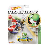 Auto de Coleccion Mattel Hot Wheels Mario Kart Yoshi Mach 8 GLP39