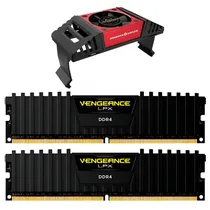 Memória Corsair Vengeance LPX Airflow, DDR4 32GB (2X16GB), 4000MHZ, C/DissiPador, CMK32GX4M2G4000C19, Preto