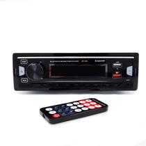 Toca Radio Automotivo Ecopower EP-662 / Bluetooth / USB / TF / SD / FM - Preto