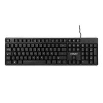 Teclado Satelite AK-922 - com Fio - Espanhol - Silencioso - Preto