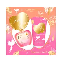 Kit Perfume Femenino Jeanne Arthes Amore Mio Tropical Crush 100ML Edp + Loci?N Corporal 200ML