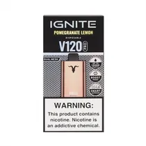 Dispositivo Descartavel Ignite V120 Pro 12000 Puffs Rose Gold Pomegranate Lemon
