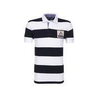 Camiseta Tommy Hilfiger Polo Masculino MW0MW00805-903 M Branco / Preto