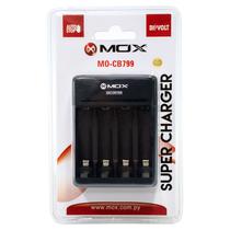 Carregador de Pilhas Mox MO-CB799 Bivolt - Black