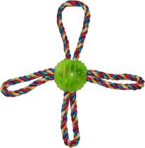 Brinquedo de Corda para Caes Verde 23CM - Pawise Fetch & Play 14547