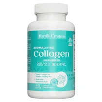 Earth’s Creation Derma Divine Collagen + Hyaluronic Acid 60 Cápsulas