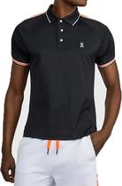 Outlet Camiseta Polo Psycho Bunny B6K165 Masculina - Preta