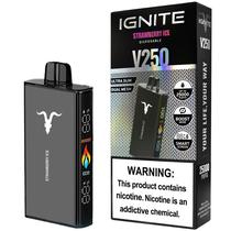 Vaper Descartavel Ignite V250 5% Nicotina 25000 Puffs - Strawberry Ice