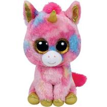 TY Peluches Beanie Boos Fantasia Unicornio Grande Tela Poliester 3 Anos + Multicolor